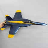 Stirlingkit RC Fighter Jet Aircraft EPO 475mm Wingspan for Beginner Easy to Fly RTF- Blue, view 3