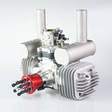 Stirlingkit RCGF 120cc Twin Gasoline Air Cooled Double-cylinder Engine for RC Fixed Wing Airplane, view 2