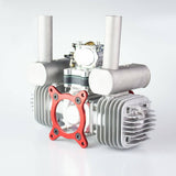 Stirlingkit RCGF 120cc Twin Gasoline Air Cooled Double-cylinder Engine for RC Fixed Wing Airplane, view 4