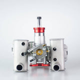 Stirlingkit RCGF 31cc 3.7HP 7800rpm Fixed Wing Twin Air Cooled Double-cylinder 2-stroke Gasoline Engine for RC Aircraft, view 2