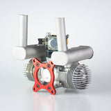 Stirlingkit RCGF 31cc 3.7HP 7800rpm Fixed Wing Twin Air Cooled Double-cylinder 2-stroke Gasoline Engine for RC Aircraft, view 3