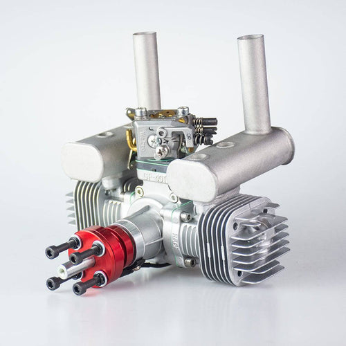 Stirlingkit RCGF 40cc 8500rpm Gasoline Twin Air Cooled Double-cylinder 2-stroke Piston Valve Fixed Wing Engine for RC Airplane