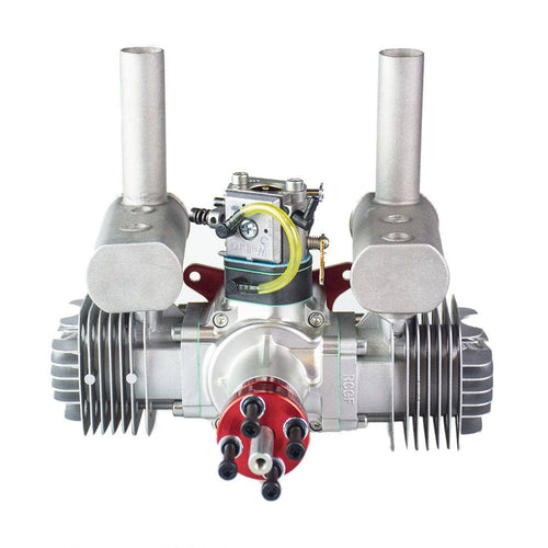 Stirlingkit RCGF 60cc 8600rpm Fixed Wing Twin Air Cooled Double-cylinder 2-stroke Piston Valve Gasoline Engine for RC Airplane