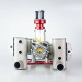 Stirlingkit RCGF 60cc 8600rpm Fixed Wing Twin Air Cooled Double-cylinder 2-stroke Piston Valve Gasoline Engine for RC Airplane, view 2