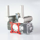 Stirlingkit RCGF 60cc 8600rpm Fixed Wing Twin Air Cooled Double-cylinder 2-stroke Piston Valve Gasoline Engine for RC Airplane, view 4