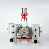 Stirlingkit RCGF 70cc Fixed Wing Twin Gasoline  Engine 7.4HP 8600rpm Air Cooled Double-cylinder 2-stroke Piston Valve  Engine for RC Aircraft, view 4