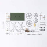 Stirlingkit Retro Nostalgic Projection Stirling Engine External Combustion Engine DIY Steam Toy with Metal Base - Assembly Version, view 3