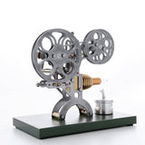 Stirlingkit Retro Stirling Engine Motor External Combustion Engine Science Educational Model Decoration with Metal Base, view 4