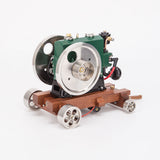 Stirlingkit RETROL 1/8 3.6cc Vintage Gasoline Engine Trailer Mini Single Cylinder Four-Stroke ICE Model, view 4