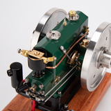 Stirlingkit RETROL 1/8 3.6cc Vintage Gasoline Engine Trailer Mini Single Cylinder Four-Stroke ICE Model, view 5