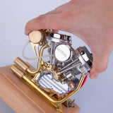 Stirlingkit RETROL 4.2CC OHV V-Twin V2 Four-stroke Gasoline Engine Model Ready to Run, view 4