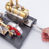 Stirlingkit RETROL DIY Steam Beam Engine Model with Boiler & Centrifugal Flyball Governor Model Assembly Kit SE-01, view 4