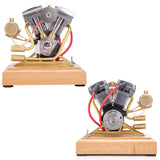 Stirlingkit RETROL Evolution R33 V-twin 4.2CC OHV Four-stroke Motorcycle Gasoline Engine Model, view 5