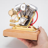 Stirlingkit RETROL Evolution R33 V-twin 4.2CC OHV Four-stroke Motorcycle Gasoline Engine Model, view 6