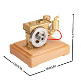 Stirlingkit RETROL MUSA 2.2cc Four-stroke One-Cylinder Tractor Gas Engine Model for Farm Collector, view 3