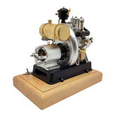 Stirlingkit RETROL × OKMO 185-Type Gas Powered Antique Tractor Engine Model 4-Stroke European-Style Miniature Engine, view 3