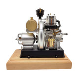 Stirlingkit RETROL × OKMO 185-Type Gas Powered Antique Tractor Engine Model 4-Stroke European-Style Miniature Engine, view 4