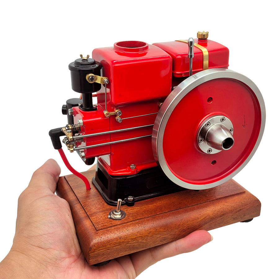Stirlingkit Retrol & OKMO 916 Engine Mini Hopper-Cooled Stationary Gas Engine Model RTR