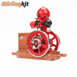 Stirlingkit RETROL & OKMO B01 Ball Top Vertical Hit and Miss Engine Miniature Gas ICE Engine, view 2