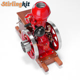 Stirlingkit RETROL & OKMO B01 Ball Top Vertical Hit and Miss Engine Miniature Gas ICE Engine, view 4