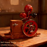 Stirlingkit RETROL & OKMO B01 Ball Top Vertical Hit and Miss Engine Miniature Gas ICE Engine, view 5