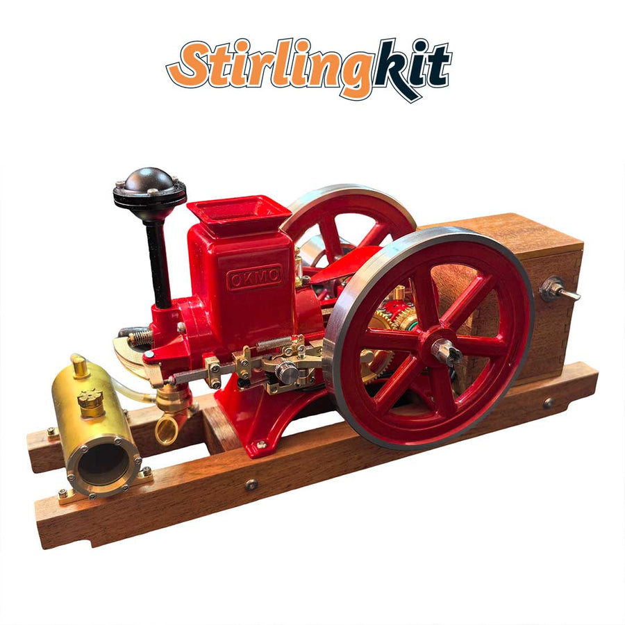 Stirlingkit RETROL & OKMO B02 3.6cc Gas Hit and Miss Engine Model One-Key-Start Full Set RTR