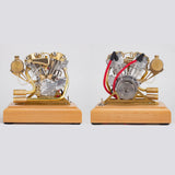 Stirlingkit RETROL R29 4.2CC Miniature V-Twin Engine Motor OHV for Mini Chopper Bike Motorcycle, view 4
