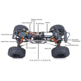Stirlingkit RGT 18100 TRAMPLE 1/10 2.4G 4WD RC Rock Crawler Electric Off Road Vehicle RTR, view 3
