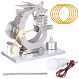 Stirlingkit Roaring Black Dragon Single Cylinder Stirling Engine Generator Model Science Experiment Toys Gif, view 3