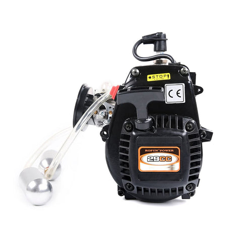 Stirlingkit Rofun Power 29CC 2-Stroke Gasoline Engine Single Cylinder with Booster Pump for 1/5 RC Gasoline Model Car