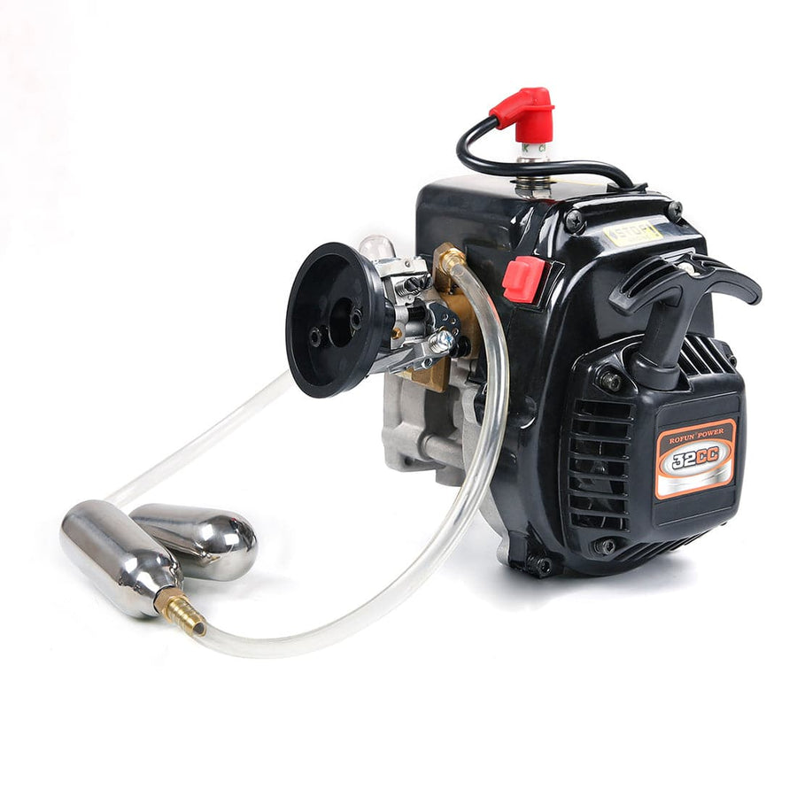 Stirlingkit Rofun Power 32CC Booster Pump 2-Stroke Gasoline Engine for 1/5 BAJA RC Car