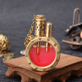 Stirlingkit Round Shape Vintage Kerosene Lighter Transparent Oil Tank, view 2