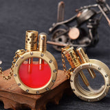 Stirlingkit Round Shape Vintage Kerosene Lighter Transparent Oil Tank, view 5