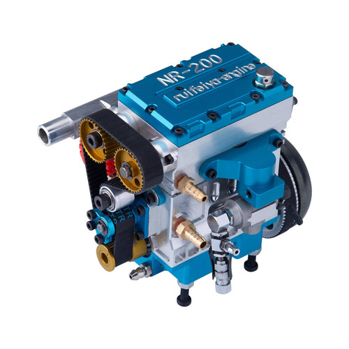 Stirlingkit RUIFEIYA NR200 Watercooled Inline 2-cylinder 4-stroke Nitro Engine Model 8.6cc
