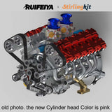 Stirlingkit RUIFEIYA V10-150 1/4-Scale V10 Engine Model High Performance – 150cc DOHC, 40-Valve, 4-Stroke, Water-Cooled, Limited Edition Up to 11,000 RPM, view 3