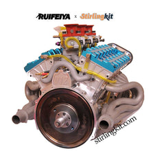 Stirlingkit RUIFEIYA V12-180 Gas V12 Engine Model 180cc DOHC 1/4 Scale High Performance Model Engine