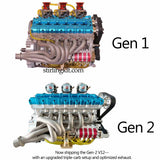 Stirlingkit RUIFEIYA V12-180 Gas V12 Engine Model 180cc DOHC 1/4 Scale High Performance Model Engine, view 2