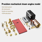 Stirlingkit RW-BL1K DIY Live Steam Engine Boiler Model Kits Build Your Own Working Steam Engine Full Sets, view 2