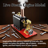 Stirlingkit RW-BL1K DIY Live Steam Engine Boiler Model Kits Build Your Own Working Steam Engine Full Sets, view 4