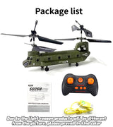 Stirlingkit S026H Dual-Rotor Transport Aircraft 2.4G RC 3CH Tandem Rotor Military RC Helicopter Model RTF, view 6