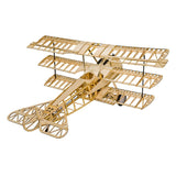 Stirlingkit S1804 Lightweight Balsa Wood KIT Triplane RC Electric Fixed-wing Aircraft, view 3