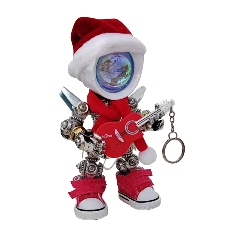 Stirlingkit Santa Claus DIY Metal Kits with Colorful Ambient Lamp