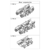 Stirlingkit SCALECLUB 1/14 6x6 6x4 Full Metal Chassis Tractor Truck Frame RC Construction Machinery Vehicle (No Electronics and Shell), view 3