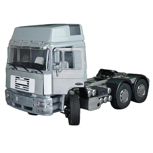 Stirlingkit SCALECLUB 1/14 6x6 Full Metal Chassis Tractor-trailer RC Construction Machinery Vehicle with Differential Lock (No Electronics)