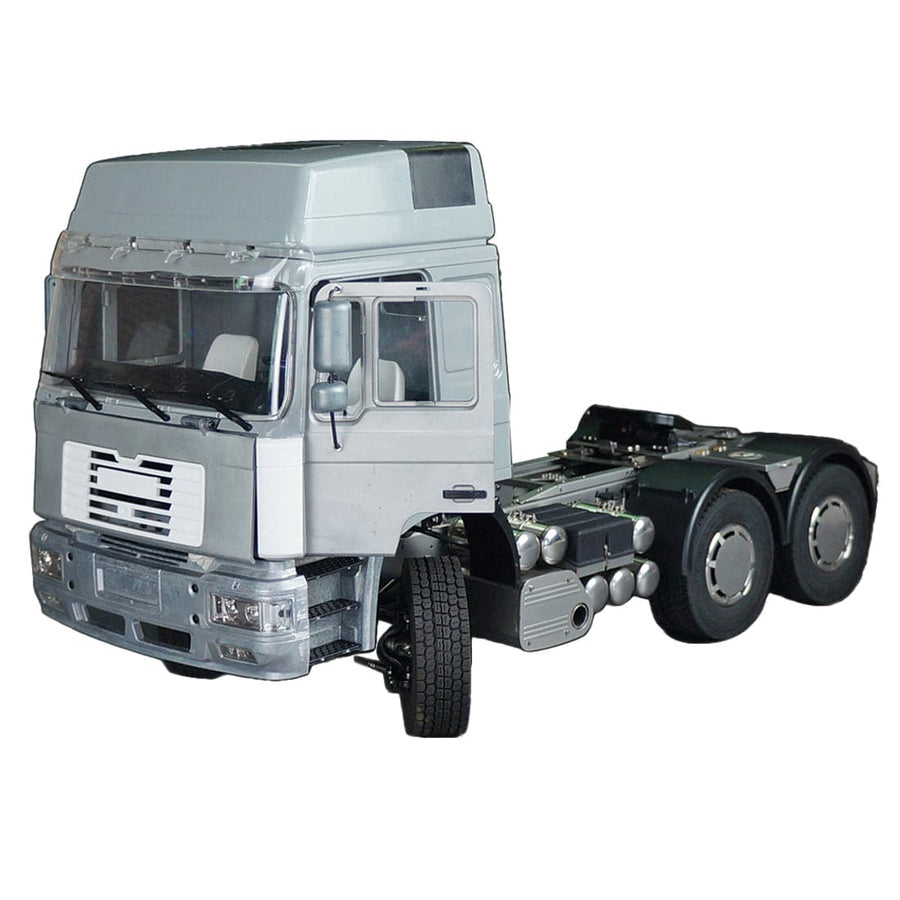 Stirlingkit SCALECLUB 1/14 6x6 RC Tractor-trailer Construction Machinery Vehicle with Differential Lock(No Electronics)