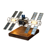 Stirlingkit Sci-Fi Space Station Copper Wire Welding DIY Model Kit Edison LED Lamp, view 3