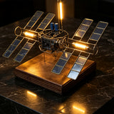 Stirlingkit Sci-Fi Space Station Copper Wire Welding DIY Model Kit Edison LED Lamp, view 4