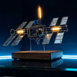 Stirlingkit Sci-Fi Space Station Copper Wire Welding DIY Model Kit Edison LED Lamp, view 5