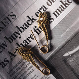 Stirlingkit Seahorse Safty Pin, view 2