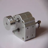 Stirlingkit Sealed Metal Gearbox with Pulley Hanger for DIY Gasoline Powered Model Car, view 2